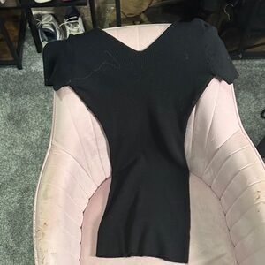 Black Off-Shoulder Dress